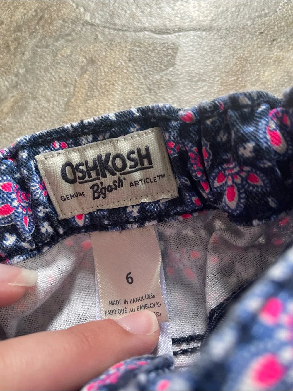 5/$20 OshKosh Printed Jeans